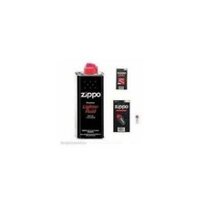 ZIPPO PETROL FUEL LIGHTER FLUID OR 6 FLINTS OR 1 WICK - GENUINE PRODUCTS OPTIONS