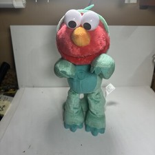 Sesame Street Elmo Dino Stomp Dancing Plush Toy 2022 WORKS EUC