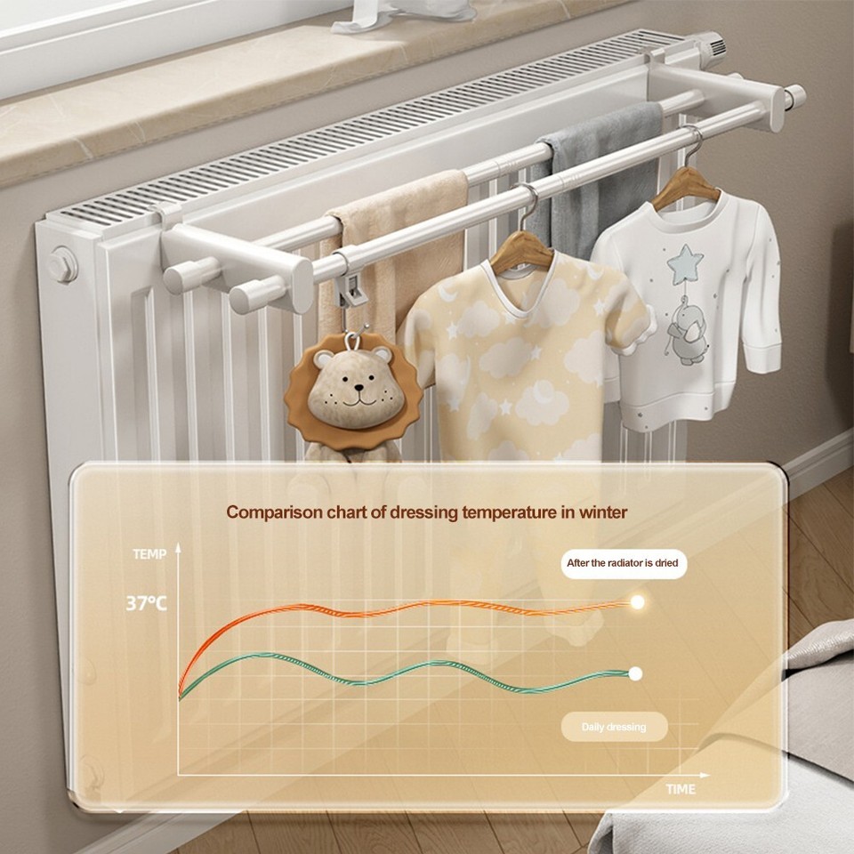 Cloth Hanger Bathroom Storage Easy Installation Longlasting