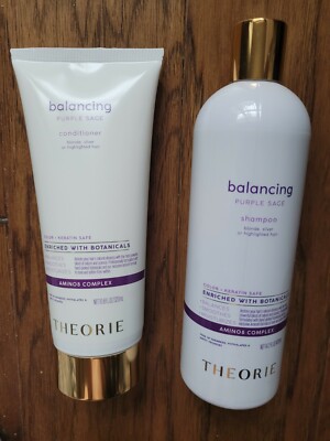 Theorie Balancing Purple Sage Shampoo 14.2 oz & Conditioner 10.8 oz 1 of each