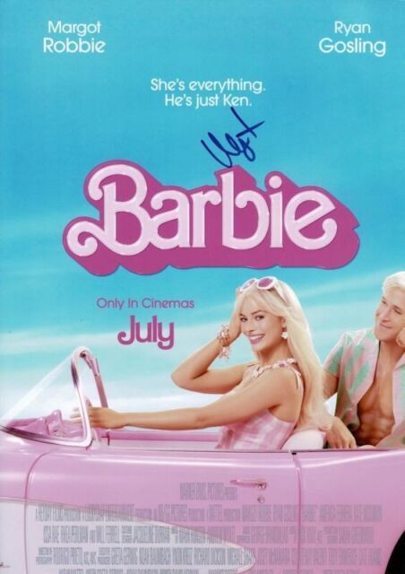 MARGOT ROBBIE - BARBIE AUTOGRAPHED SIGNED A4 POSTER PHOTO PRINT MARGOT ROBBIE - BARBIE AUTOGRAPHED SIGNED A4 POSTER PHOTO PRINT