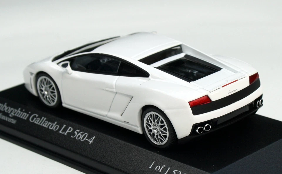 Lamborghini Gallardo LP 560-4 Coupé Bj. 2008-2012, Bianco, MINICHAMPS Im M.1 : - Immagine 2 di 4