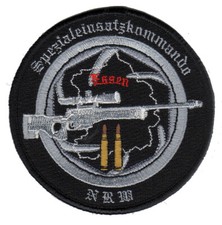 Abzeichen Patch Polizei NRW Nordrhein-Westfalen SEK Essen 2 farbig