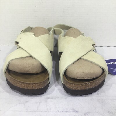 Birkenstock Women's Size 7 EU 38 Narrow Tulum Almond Suede Sandals
