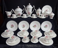  Spode's Mansard Copeland Lady Anne Kaffee/ Tee+Mokkaservice6Personen41Teile/160