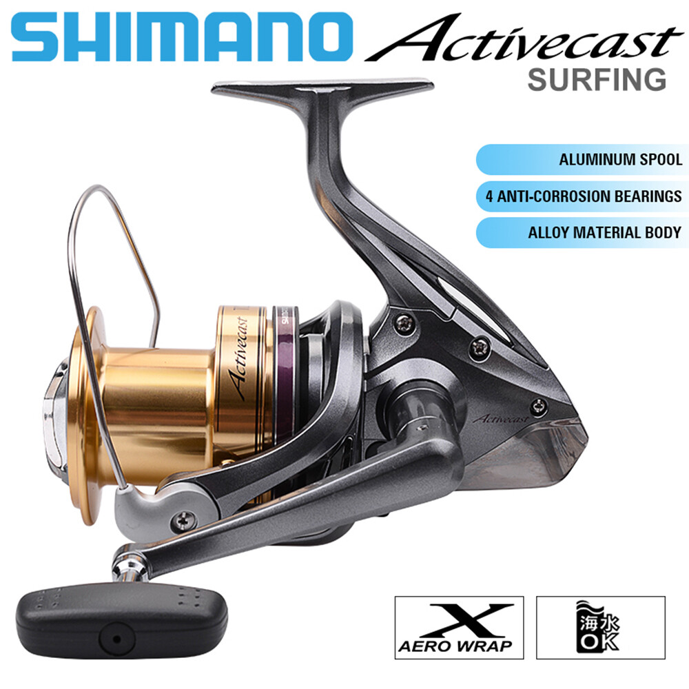 Shimano ACTIVECAST Surfcast Spinning Fishing Reel 5BB Beach Shimano ACTIVECAST Surfcast Spinning Fishing Reel 5BB Beach