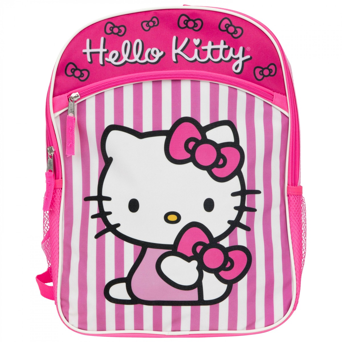 hello kitty iron patch backpack Fast Forward Sanrio With Lunch Box for Girls | Hello Kitty Insulated Lunch Bag Lunch Box for Girls, Boys, Toddlers Zipper FEATURES Hello Kitty Backpack For Kids