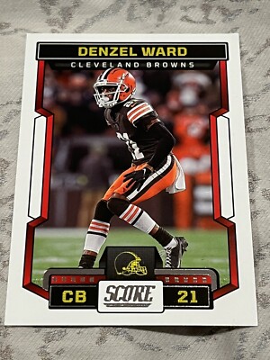 2023 Panini Score - #212 Denzel Ward. Cleveland Browns. Near Mint!