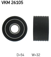 SKF VKM 26105 UMLENK-/FÜHRUNGSROLLE, Zahnriemen Links Unten FÜR Opel Renault VA