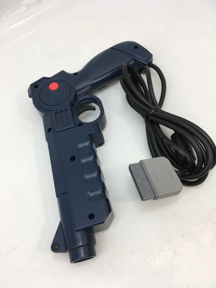 Hyper blaster Konami playstation ps1 gun controller guncon horned owl game Japan - Image 3 of 4