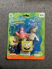 Vintage Nos SpongeBob SquarePants Finger Puppets Set Sealed
