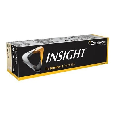Insight IP-12 Size 1 - F-Speed Periapical 2-Film Paper Packets 100/Box