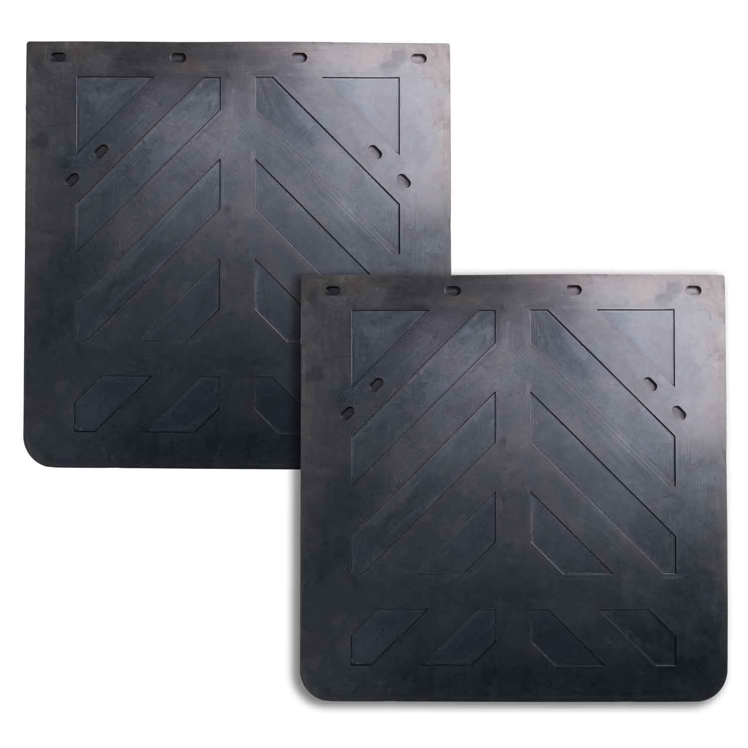 Rubber Mud Flaps for Semi Trucks, 24 x 24 inch Mud Flaps, Thickness: 1/4 inch...-image