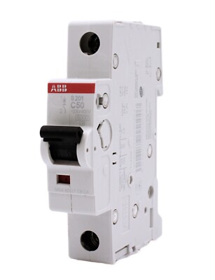 ABB S201 C50 LS Schalter C50   6kA Sicherung Automat Leitungsschutzschalter 50A