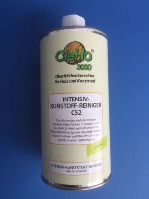 CleHo 3000 Intensiv Kunststoff Reiniger C 52 in 1 Liter Dose 