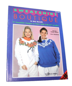 Sweatshirt Boutique Book Painted Betty Reynolds Painting 8538 Plaid 13 Designs