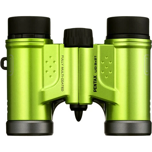 Compact Binoculars = Pentax UD 9 x 21 in Vivid Green + Case & Strap (UK Stock) - Image 2 of 4