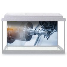 Fish Tank Background CNC Lathe Turning Machine Metal #50550