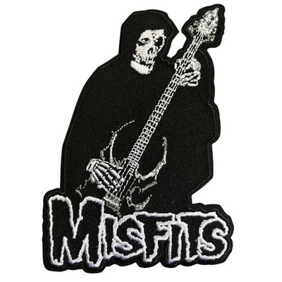 Misfits Patch · Bass Fiend · Band Aufnäher · Offizieller Merch