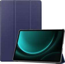Lightweight Trifold Stand Cover Case for Samsung Galaxy Tab S10 12.4-Inch Navy
