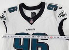 2024 Philadelphia Eagles Gabe Hall #96 Game Used White Jersey 46 971 — photo 3