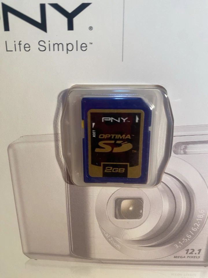 PNY Optima 2GB SD Genuine Camera Memory Card - Image 3 of 4