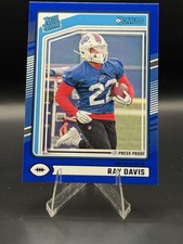 Ray Davis | 2024 Donruss Football | Blue Press Proof | RC | #316 Bills