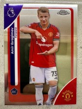 Amir Ibragimov Manchester United 2026 Topps Chrome Premier League #132 Rookie