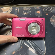 Nikon COOLPIX S3300 Pink 6x Zoom 16.0MP Digital Camera NIKKOR Glass 95 New