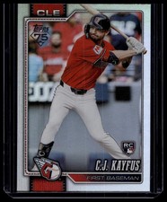 C.J. Kayfus 2026 Topps #35 Rainbow Foil Rookie Cleveland Guardians
