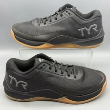 TYR CXT-2 Elite Carbon Mens Size 10.5 Trainer Lifting Shoes Black Gum Soles VGC!