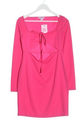 UNIQUE 21 Langarmkleid Damen Kleid Gr. DE 40 pink Elegant