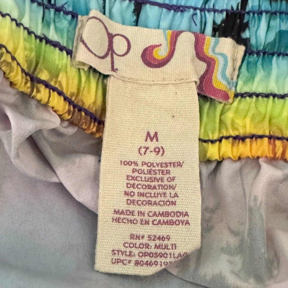 Ocean Pacific OP Rainbow Palm Tree Board Shorts – Women’s M (7–9) - Image 4 of 4