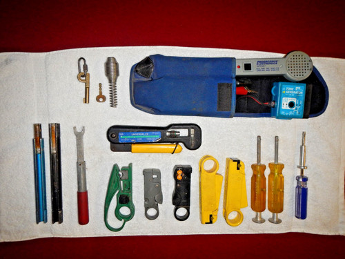 Coax Coaxial - CableTV  Installation Tools - Variety 15 piece lot Used