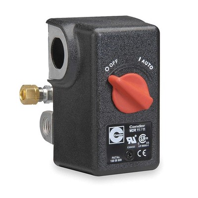 CONDOR USA, INC 11KC2E PressureSwitch,Auto/Off,DPST,40-175psi 3FWC4