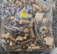 Craft Sticks, Wooden Sticks for Crafts, Natural Wood Log Twigs Round Stumps
