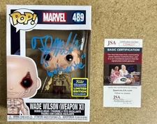 TJ Miller “Weasel” Signed Marvel Wade Wilson (Weapon XI) Funko Pop! #489 JSA COA