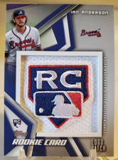 2021 Topps IAN ANDERSON JUMBO LOGO RELIC Jersey Patch Card Rookie RC #RP-IA SP