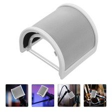 2 Pcs Microphone Windscreen Metal Pop Filter Cover for Streaming Shield