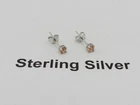 Giani Bernini Sterling Silver Earring Cubic Zirconia  Stud  (1 ct. t.w.)