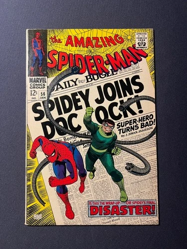 Amazing Spider-Man #56 (1968) - 1st App Captain Stacy! Doctor Octopus! F/VF