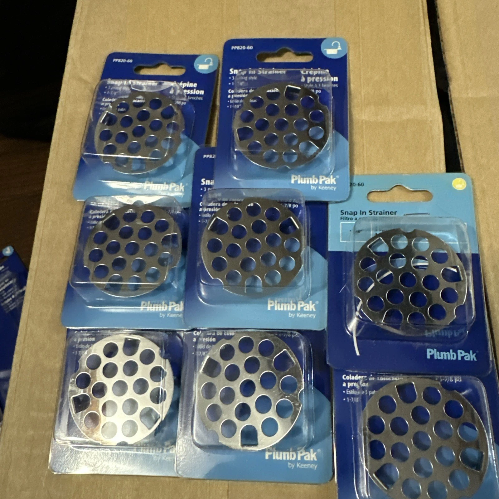 Plumb Pak 1-7/8" Snap In Strainer (Chrome), PP820-60 Lot 8