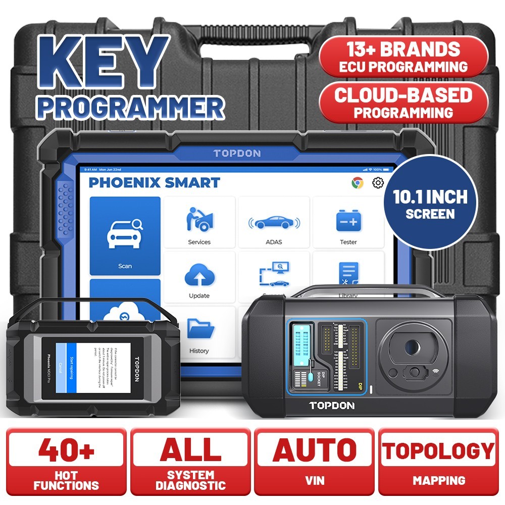 2025 TOPDON Phoenix Smart & T-NINJA BOX ECU Online Coding KEY Programming ULTRA-image
