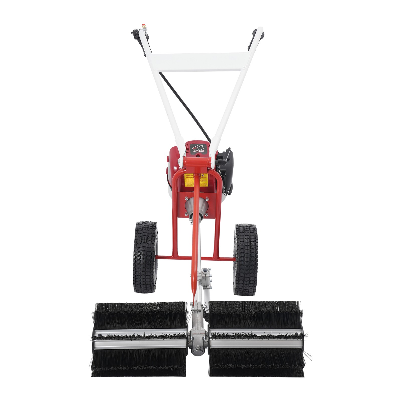 4-stroke Gasoline Walk-behind Hand Push Floor Sweeper Rolling Bar Brush