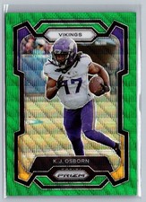 2023 Panini Prizm #194 K.J. Osborn Green Wave Vikings