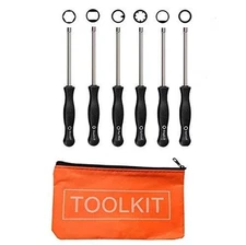6Pcs Carburetor Adjustment Tool Kit with Case Including 21 Teeth Splined/7 Te...