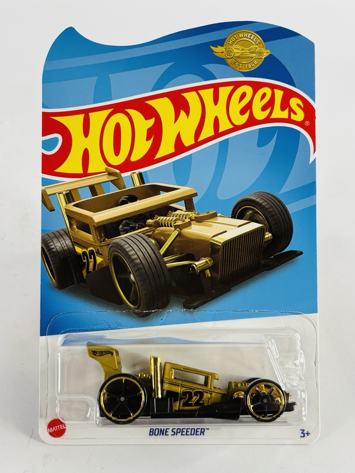 2022 Hot Wheels Gold Series BONE SPEEDER Meijer Exclusive Promo VHTF MOC