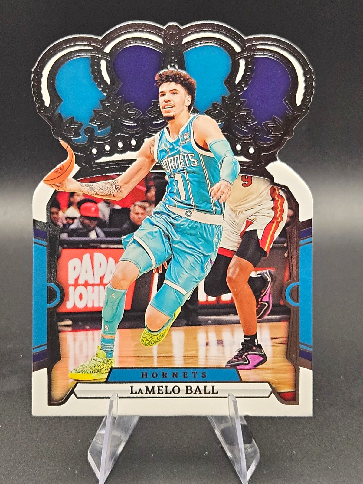 Panini 2023-24 Crown Royale LaMelo Ball Charlotte Hornets #52 Die-Cut