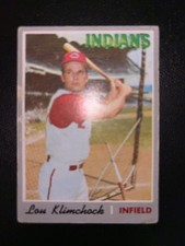 1970 Topps #247 Indians Lou Klimchock Baseball Card