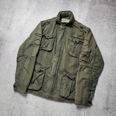 Vintage Alpha Industries M65 Type Military Field Jacket Mens Size XL